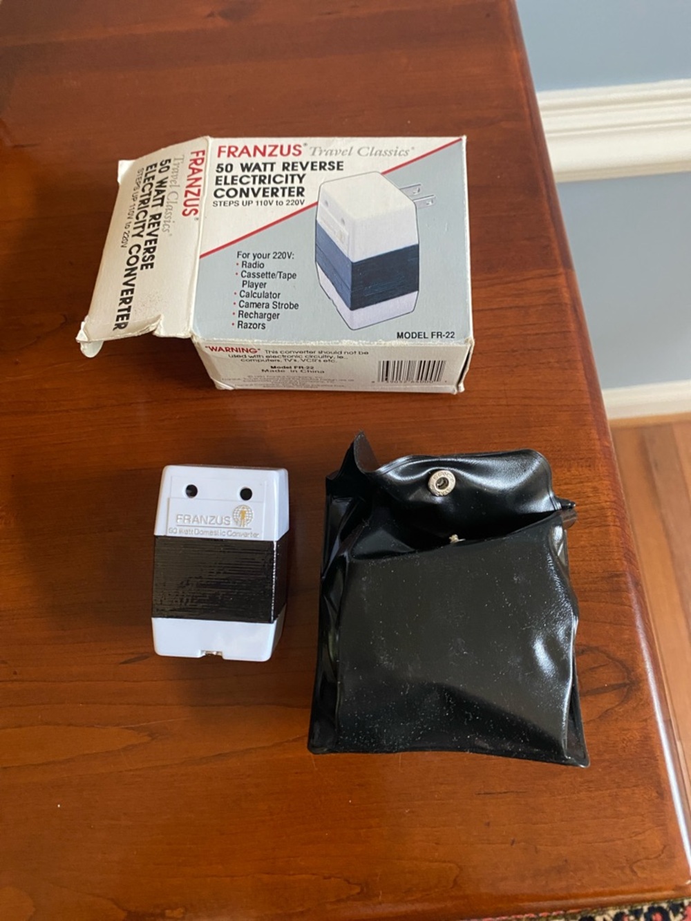 50 watt reverse electricity converter. New in box. Never used.